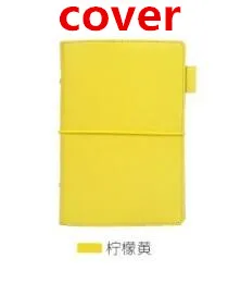 see chart A5 A6 pu кожа 6 отверстий вкладыш крышки ноутбуков Руки путешествия счет Обложка DIY планировщик Органайзер школьные офисные принадлежности escolar - Цвет: see chart
