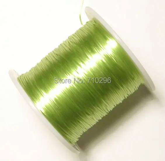 

Beading string Threading materials100 metres of strong and stretchy Green Elastic