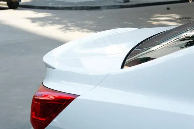 Глянцевый черный/белый/красный окрашенный ABS автомобильный спойлер заднего