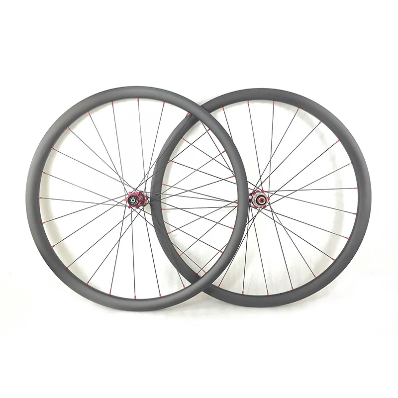29er MTB XC tubeless lefty 1.0 2.0 carbon wheelset 30mm UD matt glossy 24H 28H 32H left hand bicycle wheels 650B availa | Спорт и