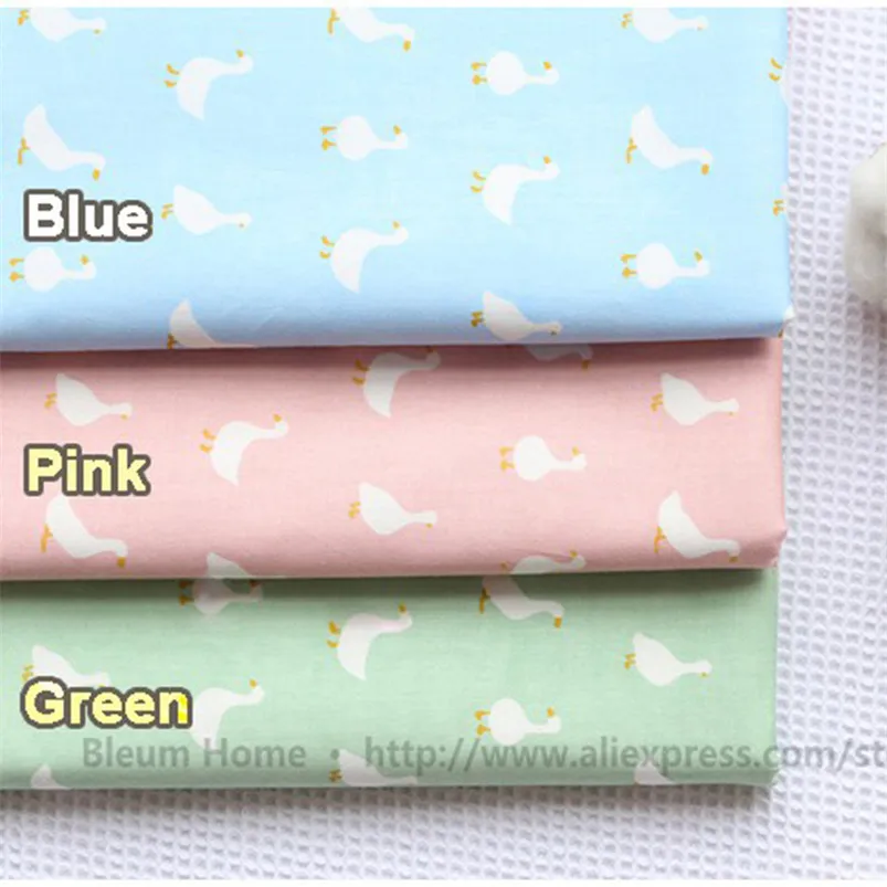 Хлопковая ткань с принтом синего цвета 2 шт./набор | Дом и сад