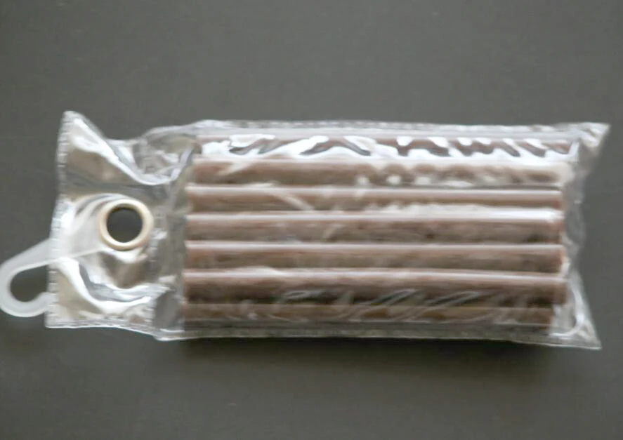 12 кератиновых клеевых палочек коричневого цвета для наращивания волос|glue stick