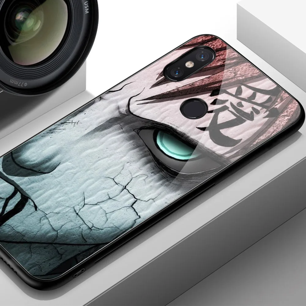 FinderCase для Xiaomi mi 8 чехол героя аниме «Наруто стильное закаленное стекло Жесткий Чехол для Xiaomi mi 5 5S 9 8 SE lite mi x 2 2 s 3 s Max 3 - Цвет: 01445