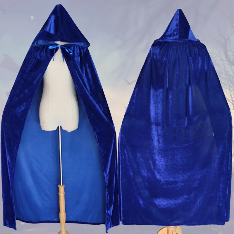 2019 Women Men Adult Halloween Cosplay Costume Death Wizard Witch Hooded Robe Cloak Masquerade Party Cap | Тематическая одежда и