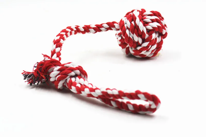 Прочная плетеная веревка для собак кошек щенков игрушки 30 см 40 жевательные