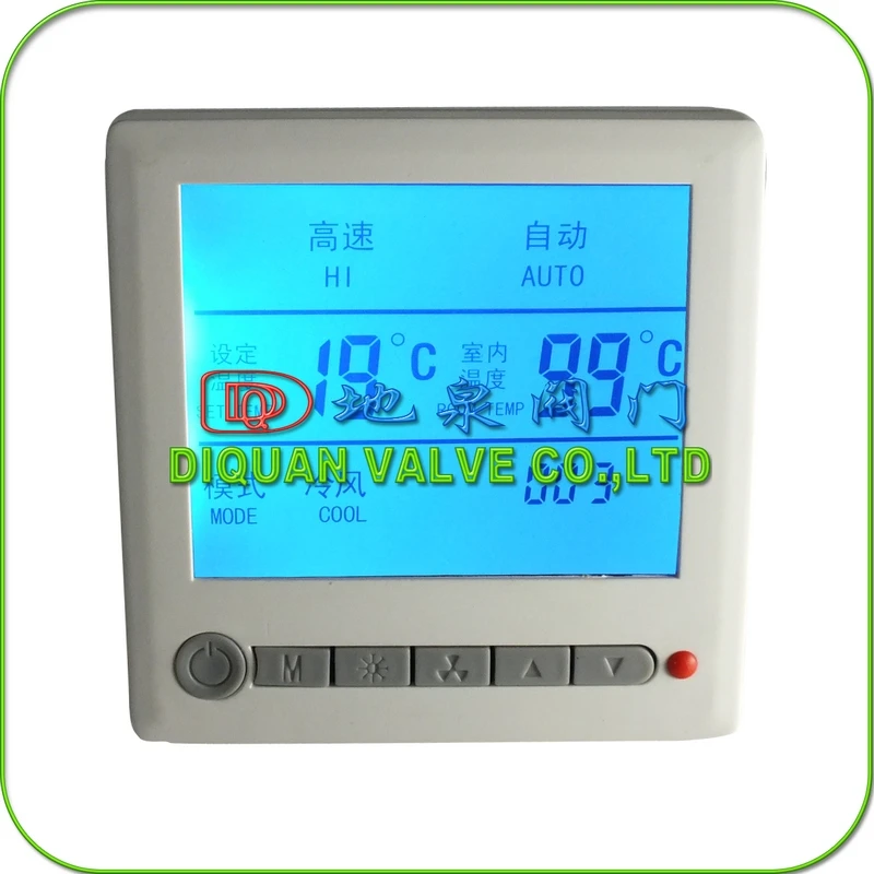 0-10V Analog Regulator, Liquid Crystal Thermostat, Proportional Integral Temperature Control Voltage 24vAC