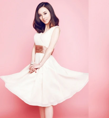 Мода шампанское цвет v-образным вырезом женская короткие дизайн реальная картина