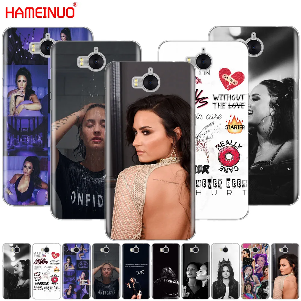 HAMEINUO Деми Lovato чехол для сотового телефона huawei honor 3C 4X 4C 5C 5X 6 7 Y3 Y6 Y5 2 II Y560 2017 |