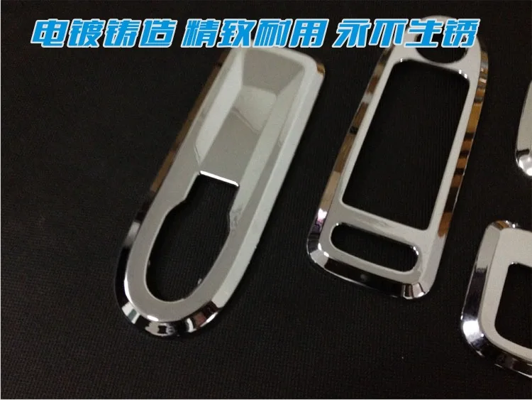 ABS Хромовая Автомобильная оконная панель управления подъемом украшения для 2014