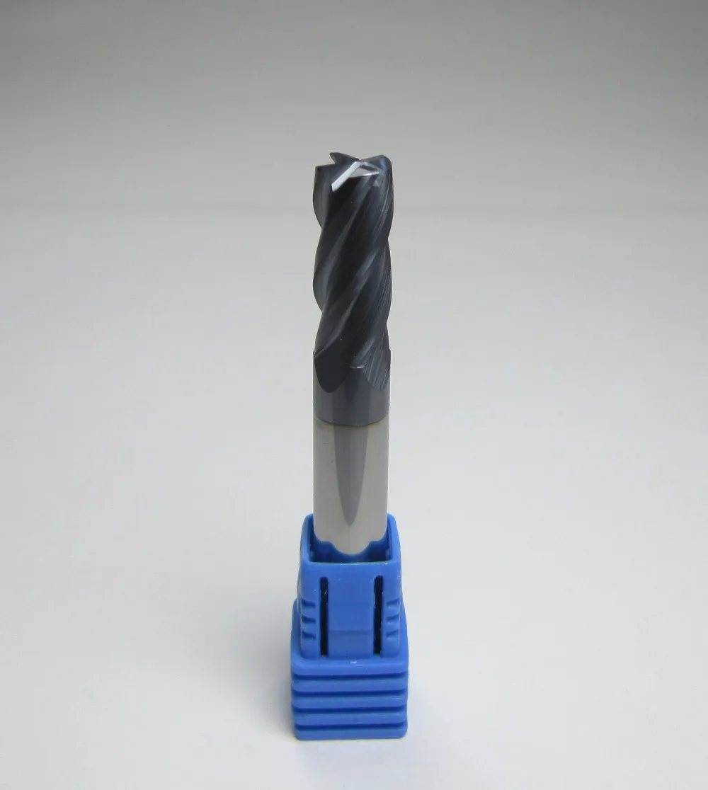 Концевые фрезы из карбида вольфрама 5 шт. с угловым радиусом R0.5 HRC45 8 мм 4 канавки