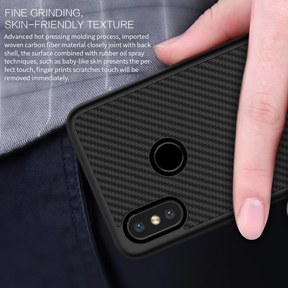 Жесткий чехол накладка Nillkin Из Синтетического Пластика Для Xiaomi Mi 8 2018 магнитный