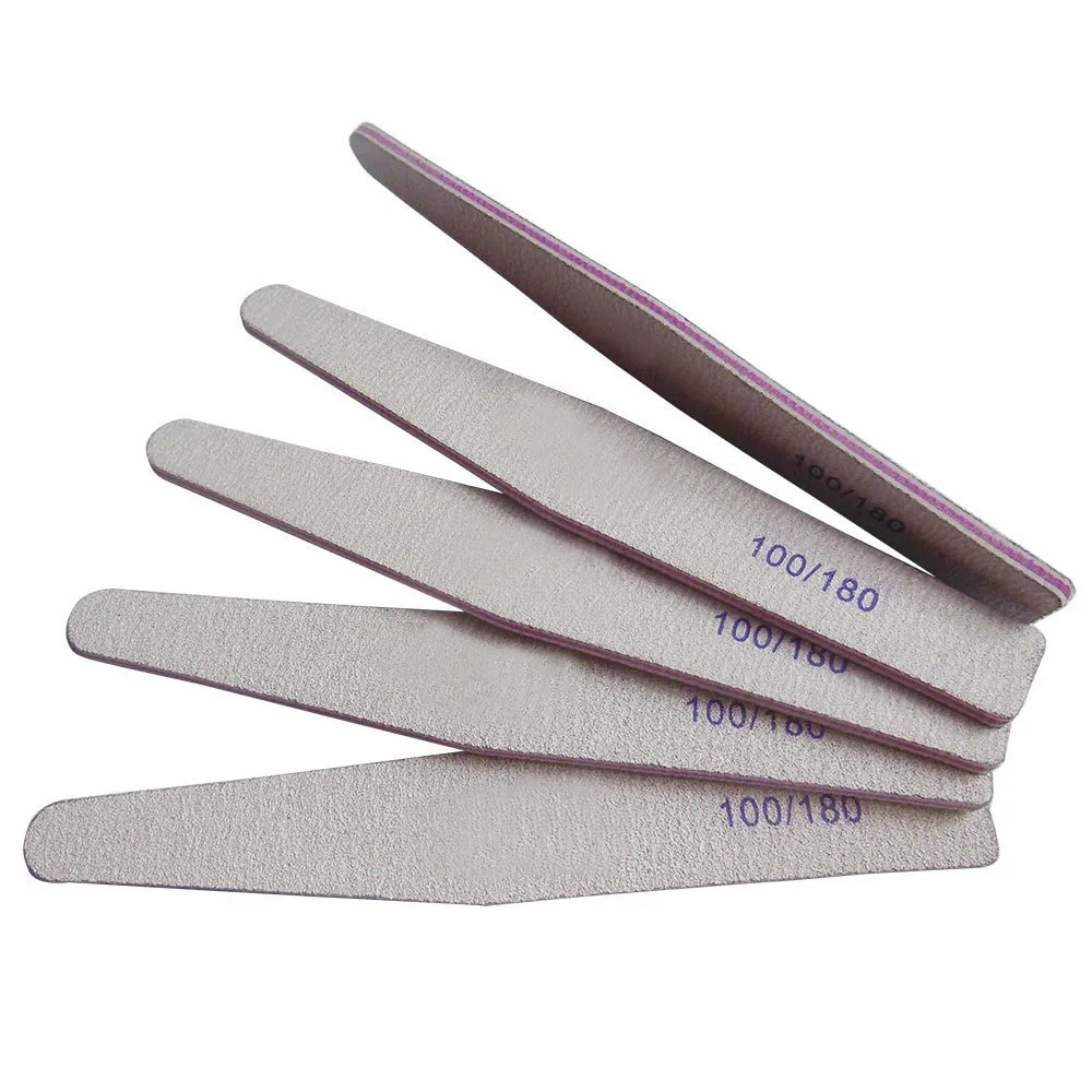 25 шт./лот Высококачественная пилка для ногтей салона профессиональная Наждачная