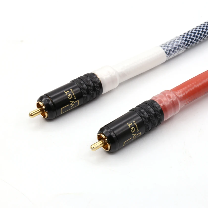 Hi Fi аудио 5N Чистая медь посеребренный кабель для соединения с разъемом RCA к XLR|kable| |