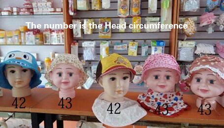 1 шт. окружность головы 38 см модель младенца кепка для показа лысого мальчика