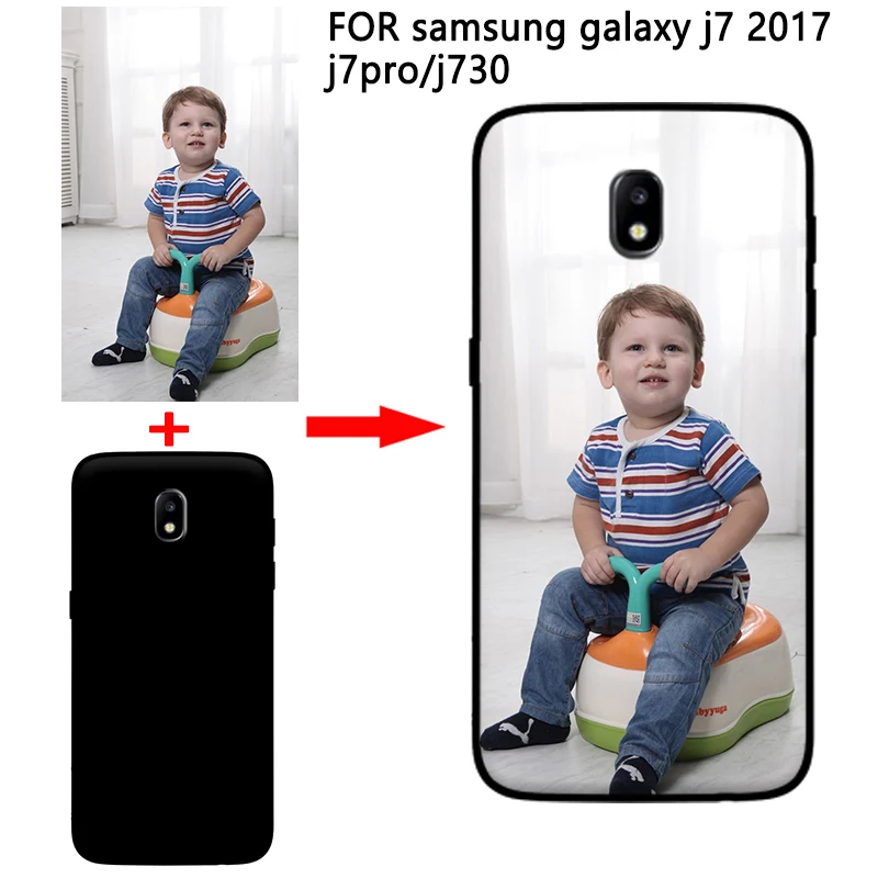 mosirui Personalized Customized DIY Case For samsung galaxy j7 2017 j7pro j730 HD UV Printing Cover Soft TPU Silicone Back | Мобильные