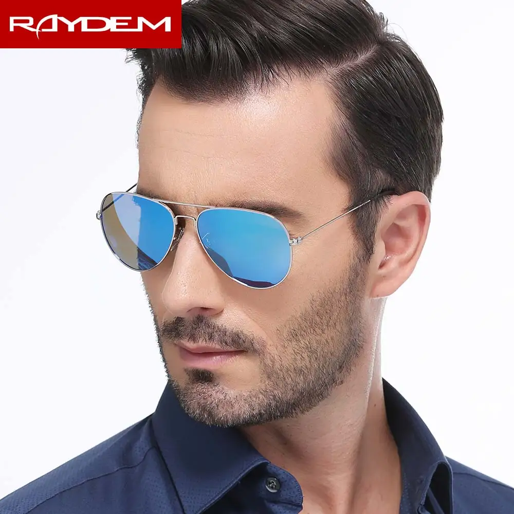 Новинка 2018 солнцезащитные очки Raydem для взрослых из сплава мужские спортивные