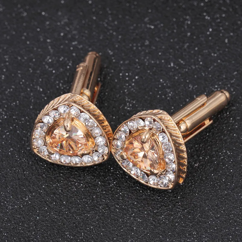 Men's Cufflinks Exquisite Luxury Jewelry Clothing Accessories Shirt Dinner Wedding Dress Sleeve Beauty Glass 5.14 | Украшения и