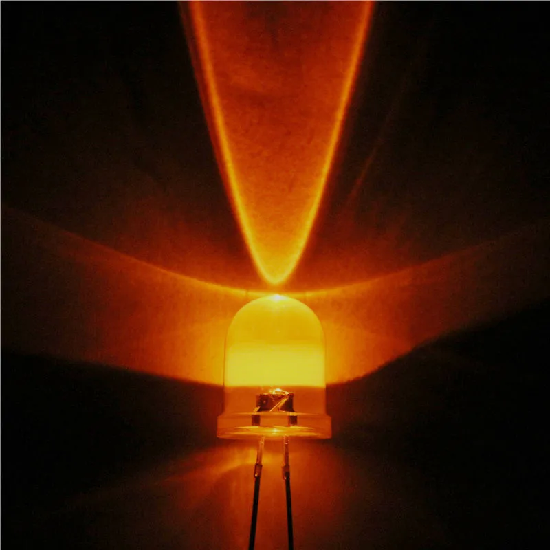 

1000 шт. LED 10 мм LED оранжевый/янтарный 10 мм круглые излучающие диоды СВЕТОДИОДНЫЕ ЛАМПЫ лампочка электронные компоненты