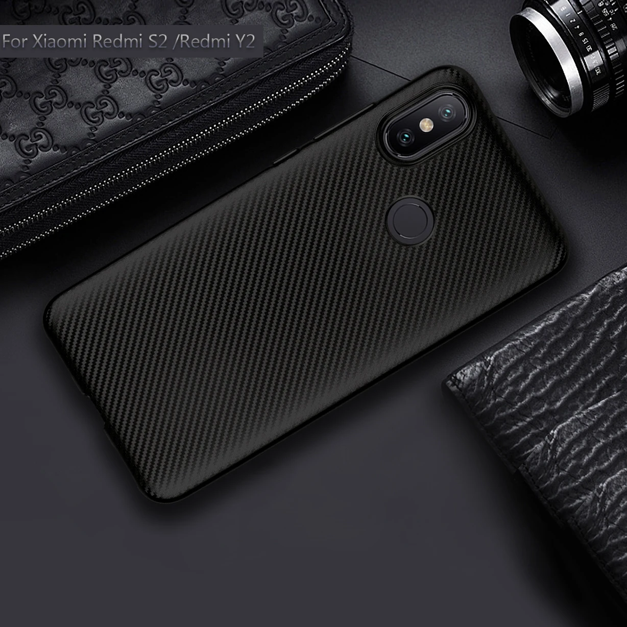 Чехол для Xiaomi Redmi S2 резиновая силиконовая броня защитная задняя крышка телефона