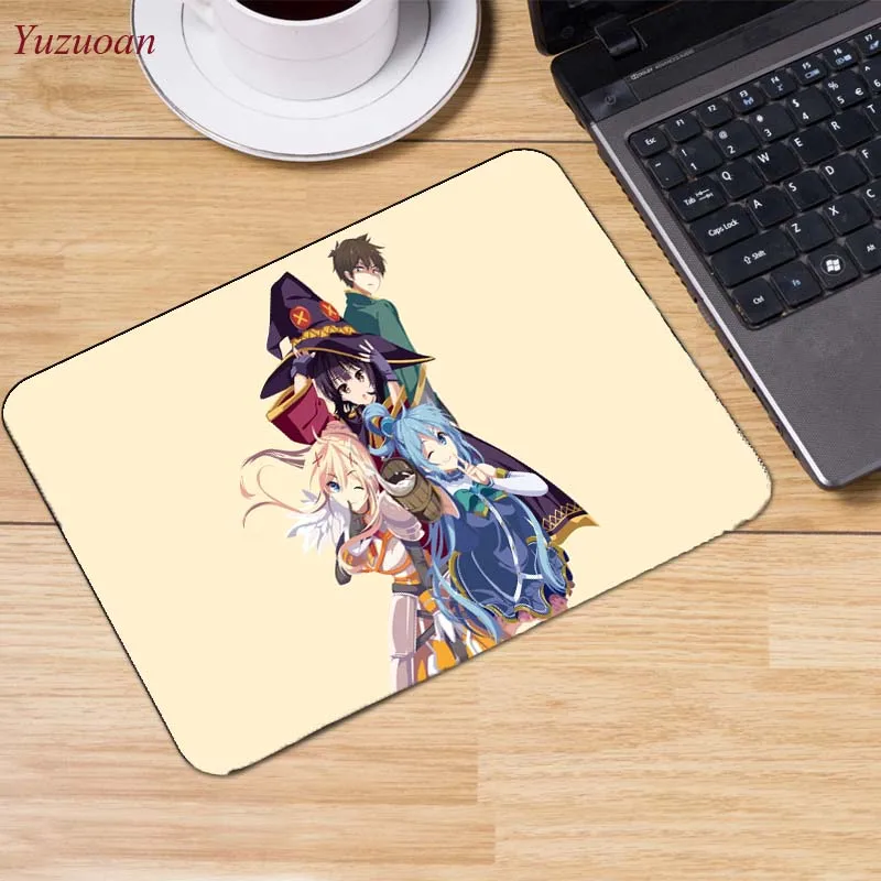 Yuzuoan большая акция Россия японский аниме Konosuba Megumin прочный резиновый коврик для мыши игровой коврик для мыши размер для 180*220*2 мм