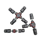 Водонепроницаемый соединитель IP68, 2, 3, 4, 5 контактов, электрический клеммный провод, переходник, винт и паяльный штифт, разъем светодиодный светильник щения