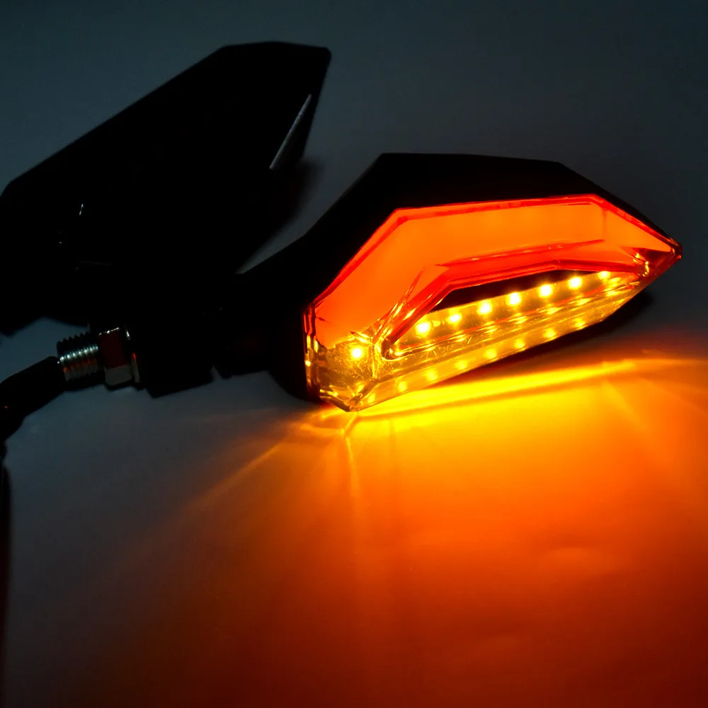 Универсальный мотоцикл 12V Светодиодные Сигнальные Огни мигалка передние задние