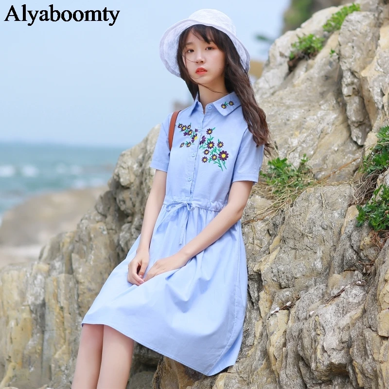 Mori Girl стильное летнее женское элегантное короткое платье с цветочным рисунком