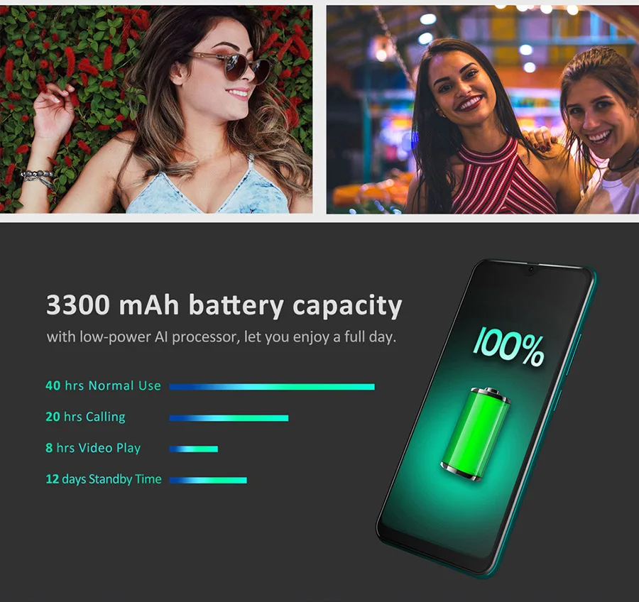 LEAGOO S11, 4 ГБ, 64 ГБ, Android 9,0, 6,3 дюйма, дисплей в виде капли воды, смартфон Helio P22, четыре ядра, 13 МП, двойная камера, отпечаток пальца, мобильный телефон