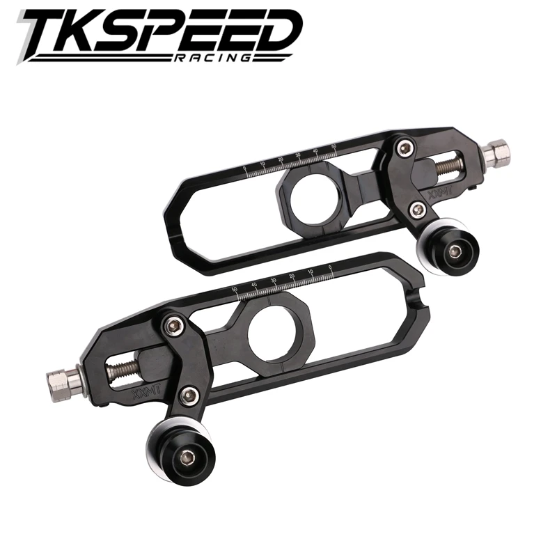 CNC аксессуары для мотоциклов Задняя Ось шпинделя цепи регулятора блоков