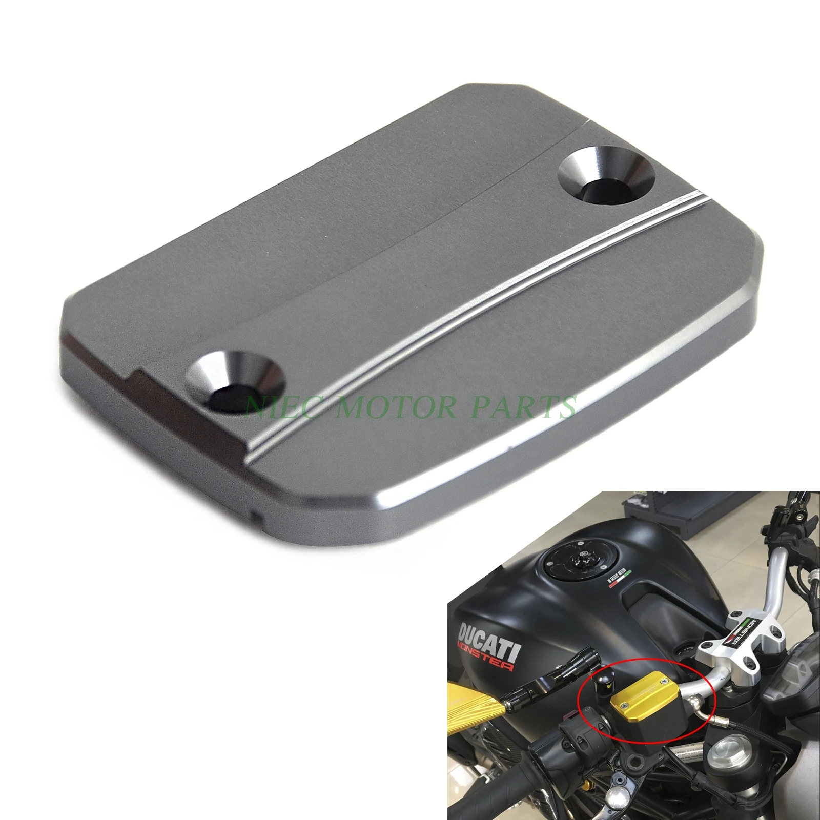 Крышка Резервуара тормозной жидкости CNC для Ducati Monster 696 797 796 82 Hypermotard 821 939/SP Scrambler 1100