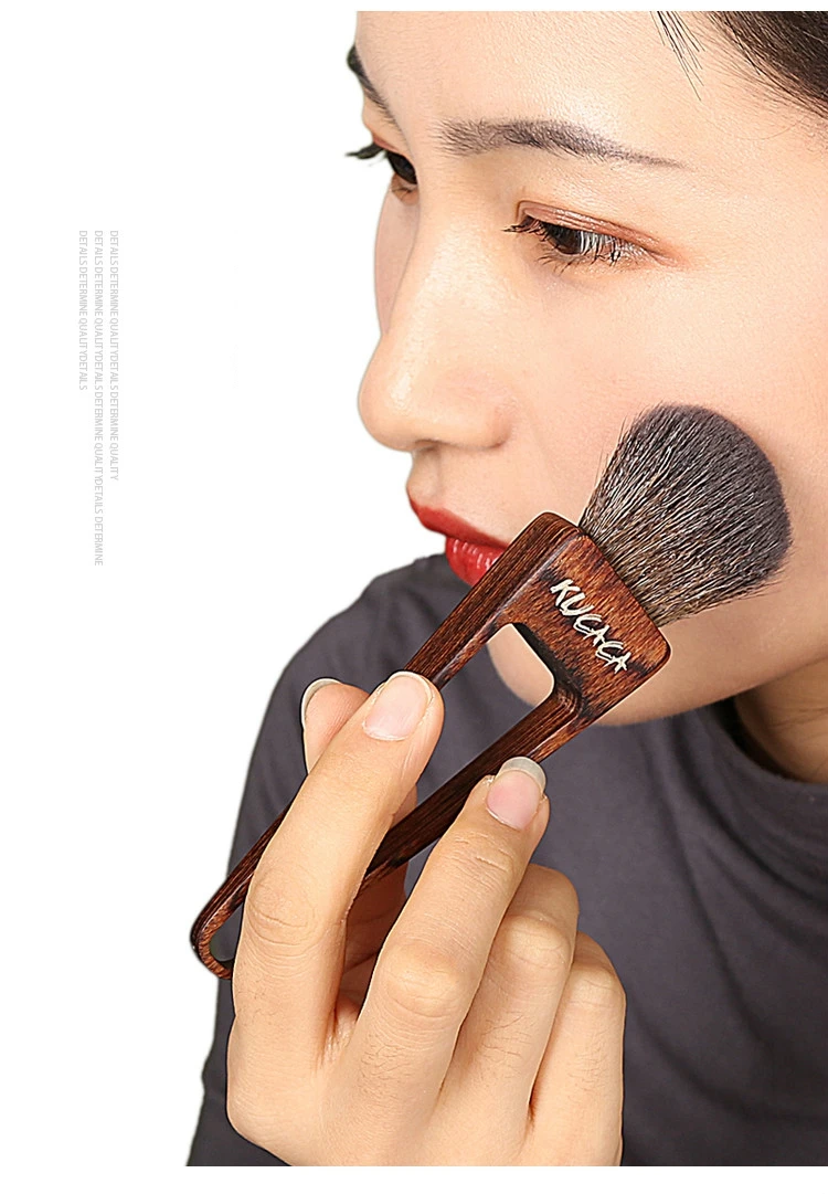 Beautypapa треугольный дизайн набор кистей для макияжа из козьего волоса кисть для румян кисть для теней кисть ручной работы профессиональная