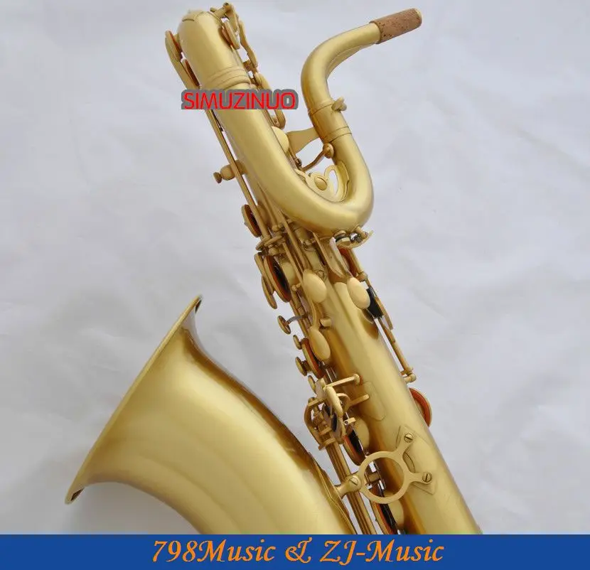 Профессиональный Желтый антикварный баритон Eb Саксофон Бари Сакс 2 Шея Германия