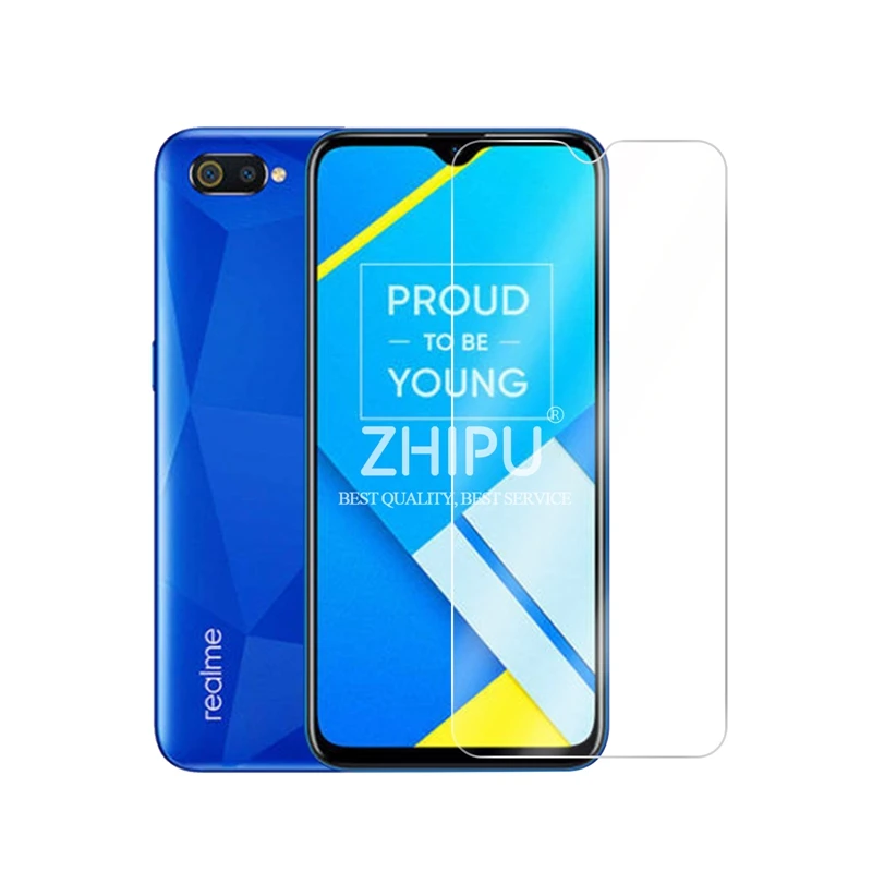 Закаленное стекло для OPPO REALME C2 2019 Защитное экрана 2.5D 9H Премиум защитная