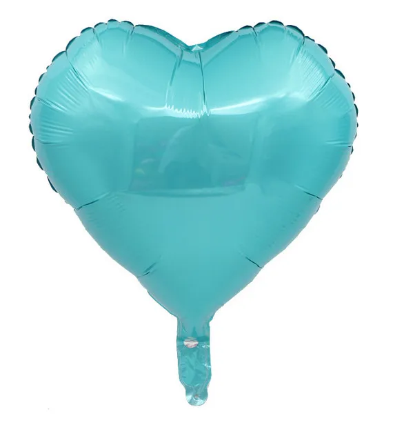 pearl blue heart 5 шт., 18 дюймов, розовое золото, красная звезда, сердце, фольгированные шары, свадьба, любовь, гелий, надувной шар, день рождения, украшение, шар, детские подарки - Цвет: pearl blue heart