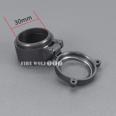 30mm Прозрачный прицел для винтовки быстрый флип Весна вверх открытый крышка объектива Крышка для калибра прицел винтовка Охота - Цвет: 30mm