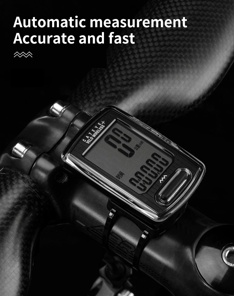 CATEYE велосипедный компьютер CC-VT235W Velo беспроводной+ велосипедный Водонепроницаемый Беспроводной Секундомер Велосипедный Спидометр 2 цвета