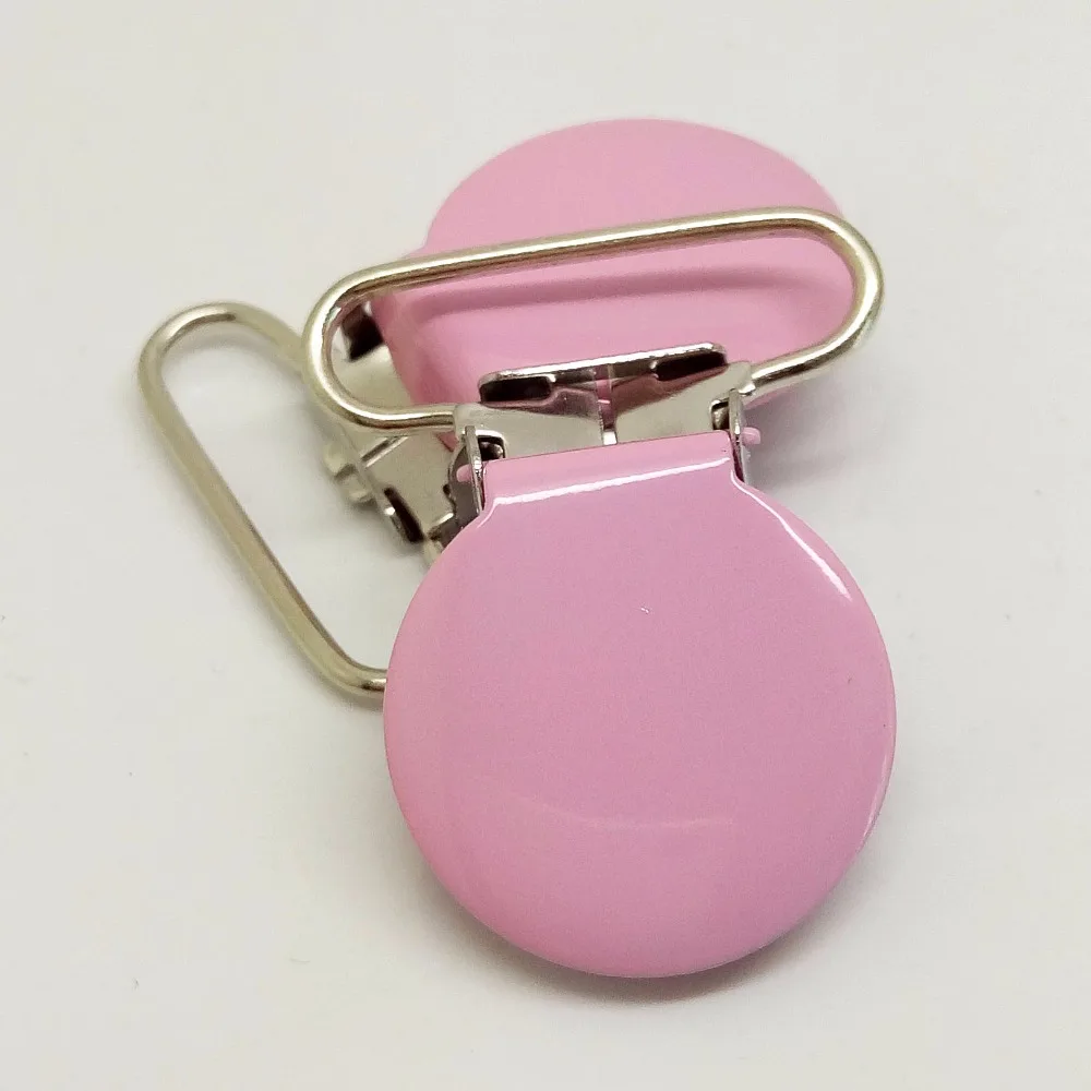 20pcs/lot round metal suspender hardware 25mm with bright pink 6 sizes available | Дом и сад