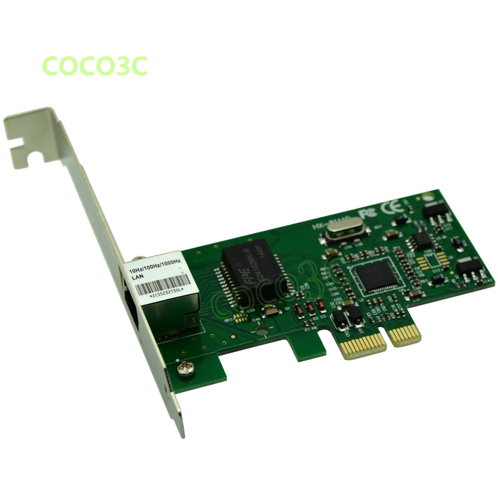 Настольный сетевой контроллер 1000 Мбит/с Gigabit Ethernet карта PCI e к RJ45 Lan адаптер
