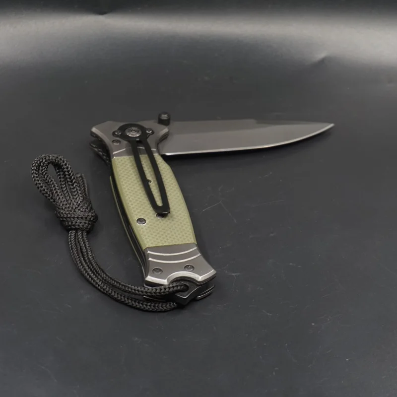 Складной тактический нож Карманный боевой для кемпинга рукоятка G10 охотничьи