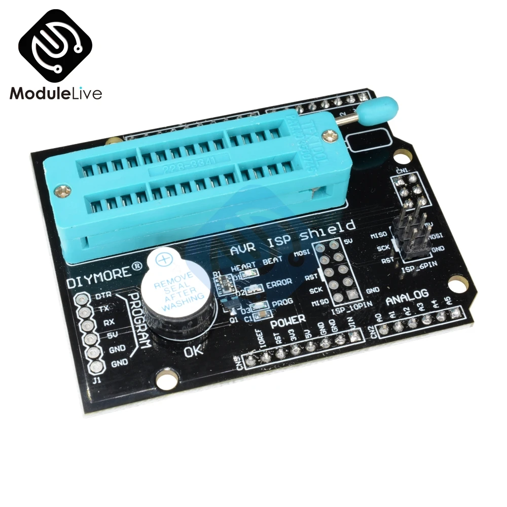 

AVR ISP Programmable Expansion Shield Board For Arduino R3 Mega2560 Nano Pro Mini Module Atmega328P Bootloader SPI