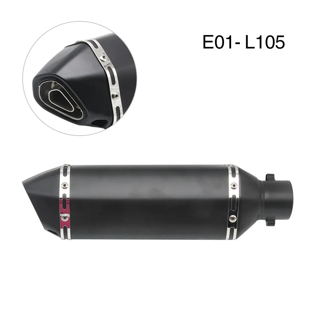 E-01 ZSDTRP Универсальный мотоцикл изменение Akrapovic выхлопная труба с глушителем Moto велосипед Escape для Yamaha Honda KTM Kawasaki Ducati - Цвет: E-01