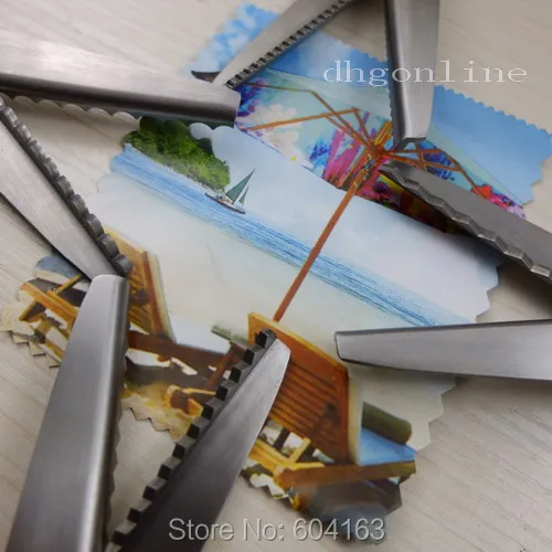 Ножницы с треугольными краями декоративная швейная кожа |