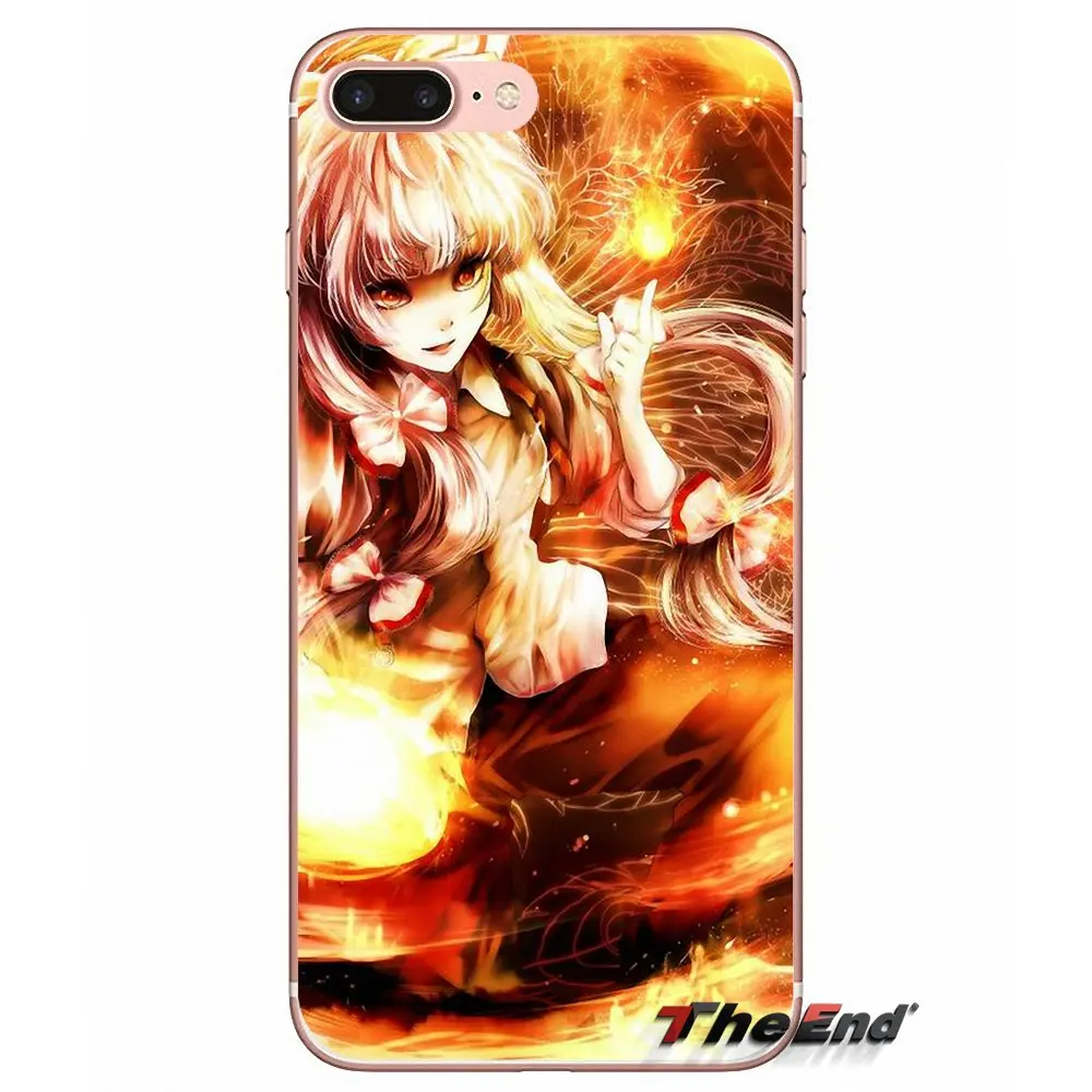 Чехол с принтом для Xiaomi Redmi 4 3 3S Pro Mi3 Mi4 Mi4i Mi4C Mi5 Mi5S Mi Max Note 2 Anime Touhou Fujiwara No Mokou |