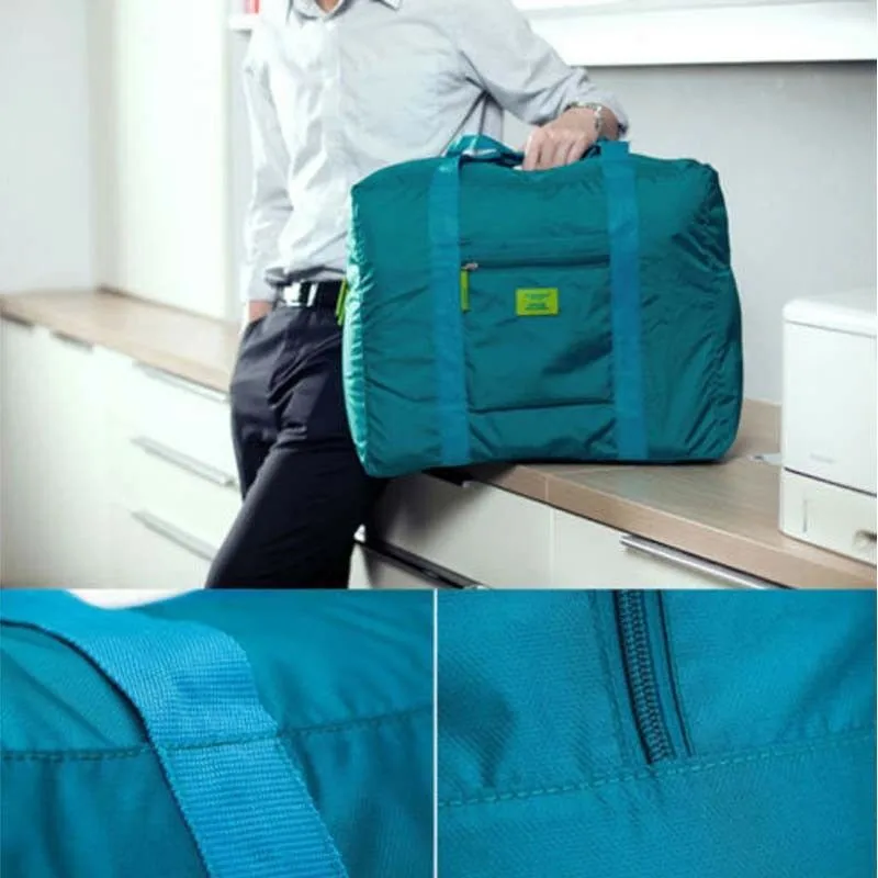 

NoEnName New Foldable Waterproof Travel Storage Luggage Carry-on Organizer Hand Shoulder Duffle Bag