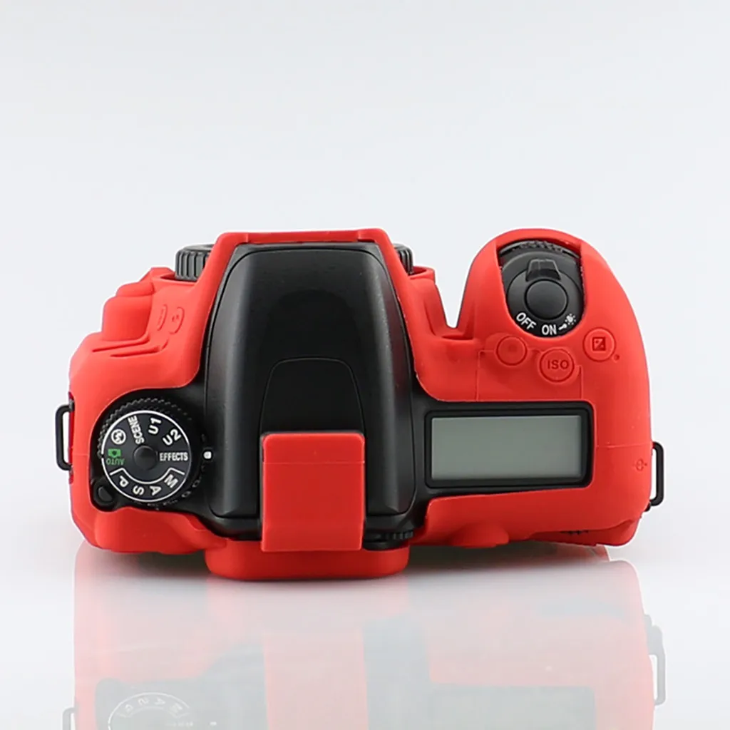Nice Soft Rubber Silicone Skin Camera Protective Body Case Cover For Nikon D7500 Bag | Электроника