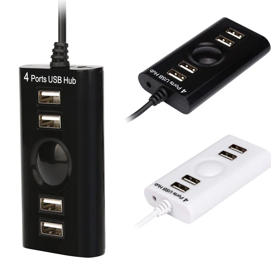 Лучшая цена USB 2 0 высокоскоростной 4 портовый сплиттер концентратор адаптер для