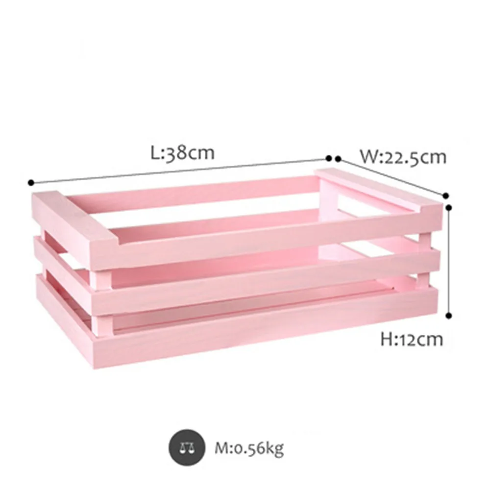 L-pink Скандинавский деревянный полый поднос для хранения, шикарный Ins фруктовый торт, десертная тарелка, современный конфетный цвет, ювелирный поднос, Домашний Настольный Декор - Цвет: L-pink