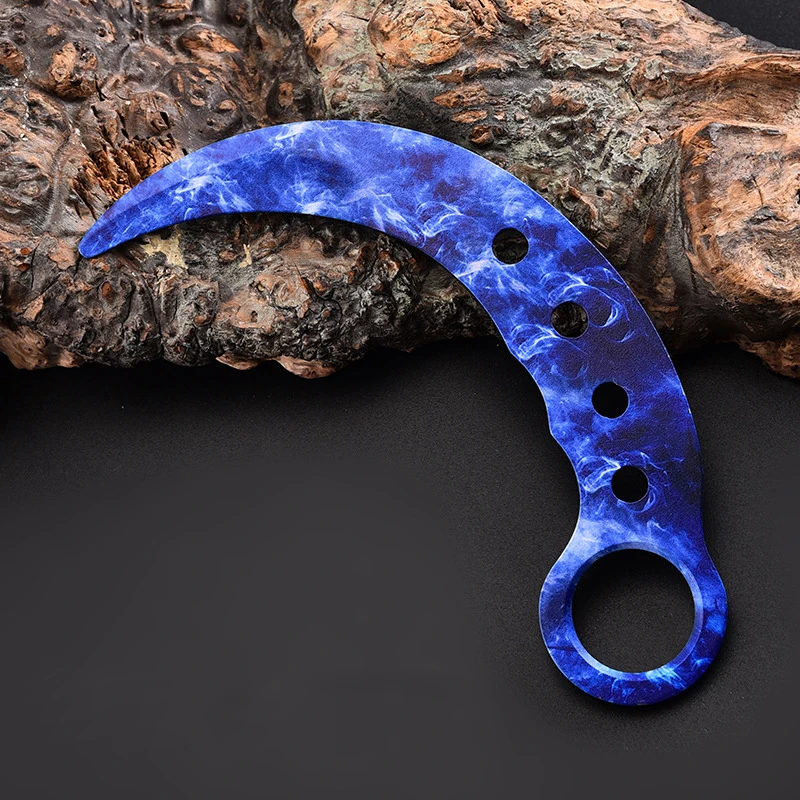 ToughKeng небольшой практика Karambit ножи для шашлыков 420 сталь коррозионной стойкости