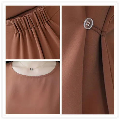 

Goddess Women's Summer Suit Women 2 Piece Set Top And Pants Office Lady Ensemble Femme Deux Pieces Year-old Female Costume