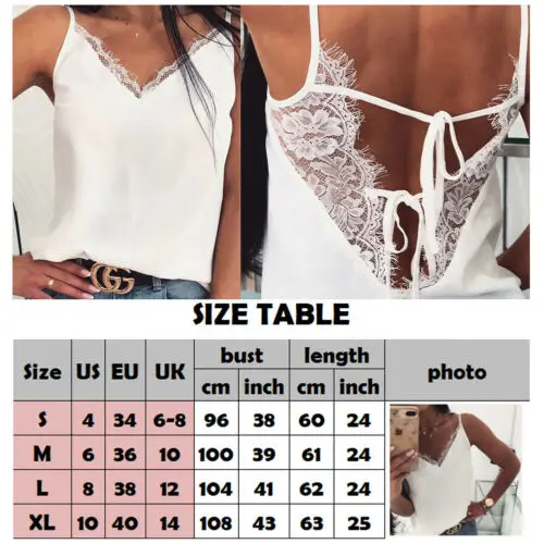 Женский летний топ без рукавов повседневный свободный кружевной на бретелях с